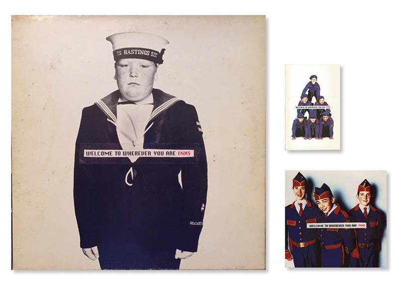Vinyl, CD and Cassette covers for Welcome to Wherever You Are by INXS